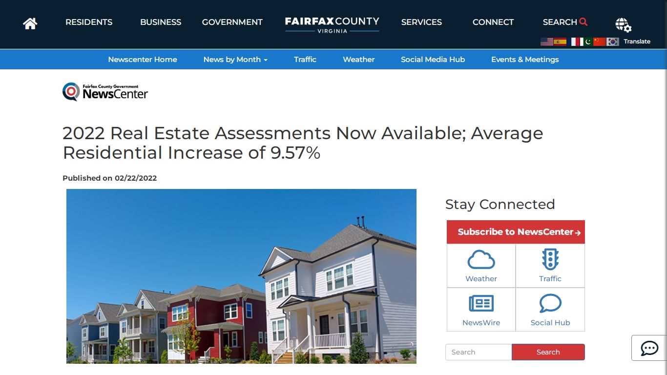 2022 Real Estate Assessments Now Available; Average Residential ...